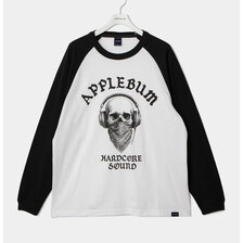 APPLEBUM &ldquo;HARDCORE SOUND&rdquo; Raglan L/S T-shirt HS2511121画像