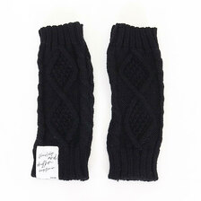 GLIMCLAP Cable Knit Fingerless Gloves 192-053-GLA-CF画像