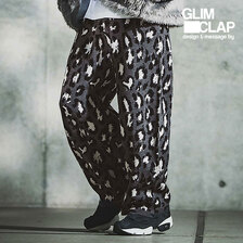 GLIMCLAP Illusionism Leopard Pattern Knitpants 192-041-GLA-CF画像