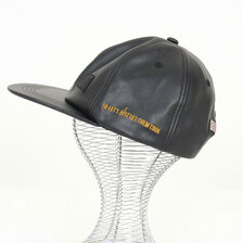 GLIMCLAP Synthetic Leather Flat Cap 192-054-GLA-CF画像