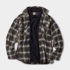 GOLD GOLD : COTTON NEL CHECK PULLOVER WORK SHIRT : GL29547画像
