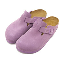 BIRKENSTOCK BOSTON NARROW MAUVE | SUEDE-LEATHER 1030681画像