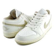 NIKE WMNS AIR JORDAN 1 LOW sail/rattan-pale ivory DC0774-112画像