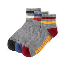 CHUMS 3P Line Crew Socks CH06-1128画像