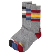 CHUMS 3P Booby Medium Socks CH06-1129画像