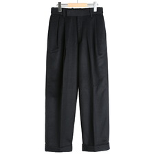 MARKAWARE DOUBULE PLEATED WIDE TROUSERS CASHMERE FLANNEL A25C23PT01C画像
