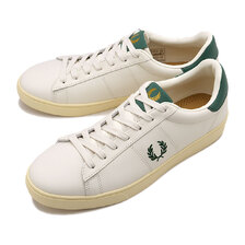 FRED PERRY SPENCER LEATHER LIGHT-ECRU B4334-D06画像