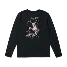 TAILOR TOYO Lot No. TT69648 / LONG SLEEVE SUKA T-SHIRT EMBROIDERED &ldquo;DRAGON&rdquo;画像