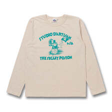 STUDIO D'ARTISAN プリント長袖Tシャツ 8195B画像