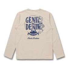 STUDIO D'ARTISAN プリント長袖Tシャツ 8195A画像