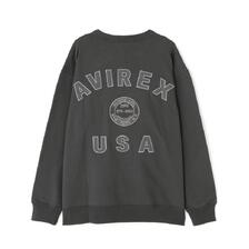 AVIREX 50th VARSITY CREWNECK SWEAT 7835232004画像