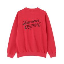 Schott AMERICAN ORIGINAL SNOW WASH CREW SWEAT 7825232019画像