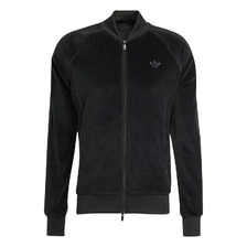 adidas VELOUR SST TRACK TOP BLACK JX1559画像