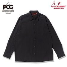 COOKMAN Long Sleeve Work Shirts Black 231-53201画像