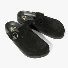 NEEDLES Clog Sandal Suede BLACK画像