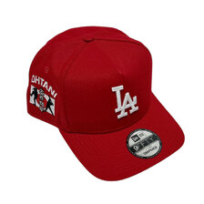 UNDEFEATED &times; NEW ERA DODGERS 'OHTANI' 9FIFTY SNAPBACK RED画像
