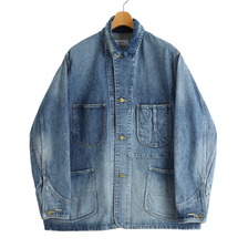 marka COVERALL JACKET -ORGANIC COTTON 13.5oz SELVEDGE DENIM- M25C02BL01C画像