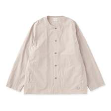 Orcival Garment Dye Twill Dump Collarless Shirt OR-B0421-OOM画像