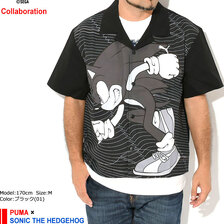 PUMA &times; SONIC THE HEDGEHOG Relaxed Graphic Racer S/S Shirt 632407画像