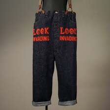 WEIRDO LOOK INVADING - DENIM PIERROT PANTS "48in" WRD5306画像