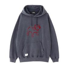 Schott FLOCKY BULLDOG HOODED SWEAT 7825231001画像