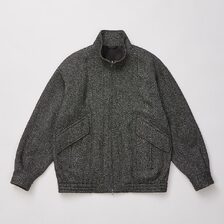 ULTERIOR WOOL SILK KERSEY ZIP UP JKT UBS47-KC206画像