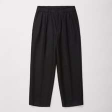 ULTERIOR SUPER FINE LIGHT MELTON TUCKED TROUSERS UPT67-KC205画像
