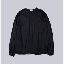 INTERIM EXTRA FINE MERINO WOOL JERSEY L/S TEE IT25A307画像