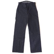 WAREHOUSE Lot 1237 1900'S INDIGO BLUE and WHITE CHECK WAIST OVERALL インディゴデニム画像