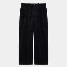 MARKAWARE CLASSIC FIT DOUBLE PLEATED TROUSERS ORGANIC COTTON 6-WALE CORDUROY A25C13PT02C画像