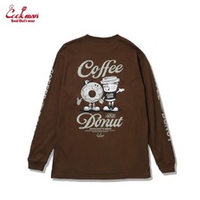 COOKMAN Long Sleeve T-Shirts Coffee & Donut 231-53179画像