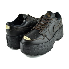 NIKE WMNS AIR JORDAN 1 BROOKLYN LOW blk/cacao wow-blk HF3184-002画像