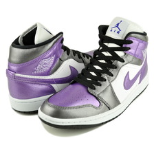 NIKE WMNS AIR JORDAN 1 MID SE wht/grape ice-blk HJ5911-105画像