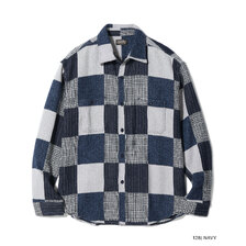 SUGAR CANE Lot No. SC29589 / PATCHWORK CHECK WORK SHIRT画像
