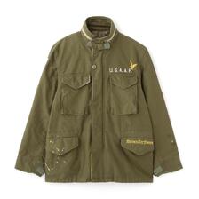 AVIREX WASHED M-65 EMB CUSTOM JACKET 7835252021画像