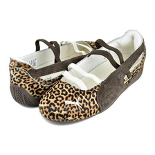 PUMA SPEEDCAT BALLET WILD WNS CHOCOLATE-WARM WHITE 406689-01画像
