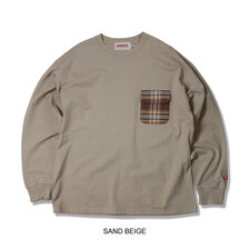 ANIMALIA 8.1oz US Cotton L/S -CHECK POCKET AN25A-CS02画像