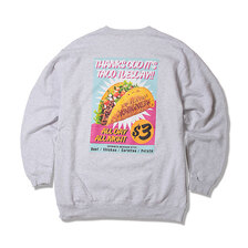 ANIMALIA 10oz Crew Sweat(loop terry) -TACO TUESDAY AN25A-SW06画像