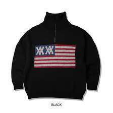 ANIMALIA Half Zip Knit -AA Flag AN25A-KN01画像