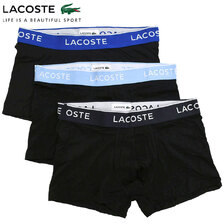 LACOSTE 3Pack Stretch Cotton Trunk Short 5H1297-10画像