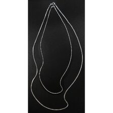 INTERIM TAXCO SILVER VENETIAN PAIR NECKLACE IT25A419画像