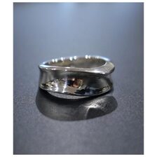 INTERIM TAXCO SILVER FLAT TWISTED RING IT25A521画像