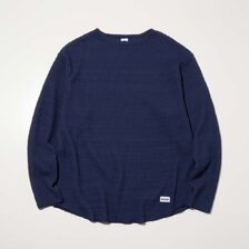 RADIALL BIG WAFFLE - BOAT NECK T-SHIRT L/S RAD-BWF001画像