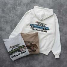 The Endless Summer TES 4 BUHI CHASING THE WAVES SWEAT PARKA 25774324画像