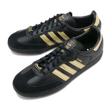 adidas Originals SAMBA OG CORE BLACK/GOLD METALLIC/FOOTWEAR WHITE KI5854画像