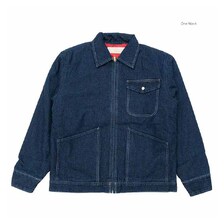 UNIVERSAL OVERALL DENIM LINER ZIP JACKET HT2533420画像