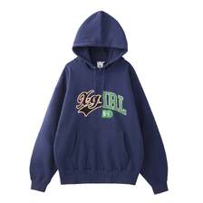 X-girl MIX COLLEGE LOGO SWEAT HOODIE 105253012016画像