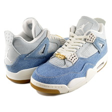 NIKE WMNS AIR JORDAN 4 RETRO TEX sail/sail-gum light brown IB6716-100画像