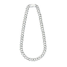 CRIMIE LINK CHAIN SKIN SILVER NECKLACE SHORT CR1-02C5-JW03画像