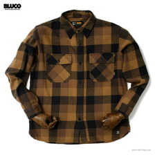 BLUCO BUFFALO CHECK FLANNEL SHIRT 155-11-048画像